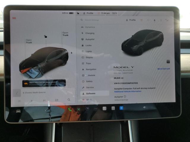 Photo 8 VIN: 5YJYGDEE6MF067610 - TESLA MODEL Y 