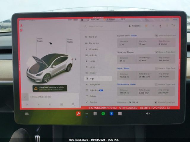 Photo 6 VIN: 5YJYGDEE6MF177413 - TESLA MODEL Y 