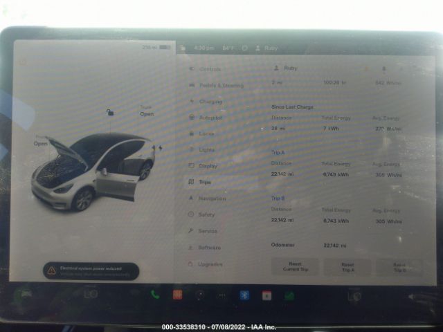 Photo 6 VIN: 5YJYGDEE6MF214606 - TESLA MODEL Y 