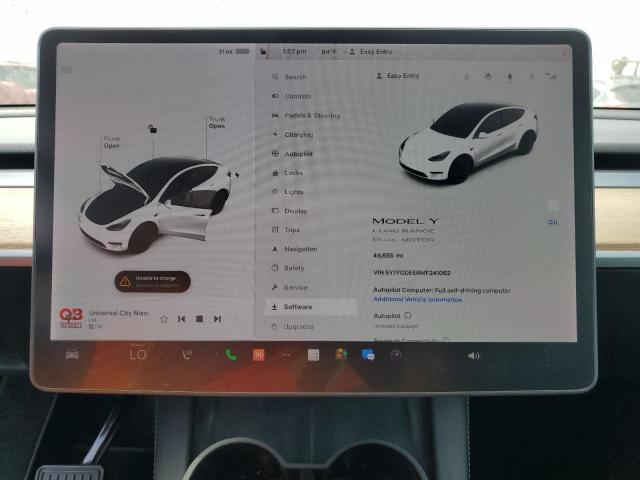 Photo 8 VIN: 5YJYGDEE6MF241062 - TESLA MODEL Y 