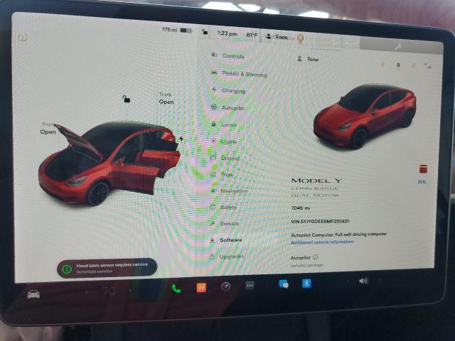 Photo 7 VIN: 5YJYGDEE6MF255401 - TESLA MODEL Y 