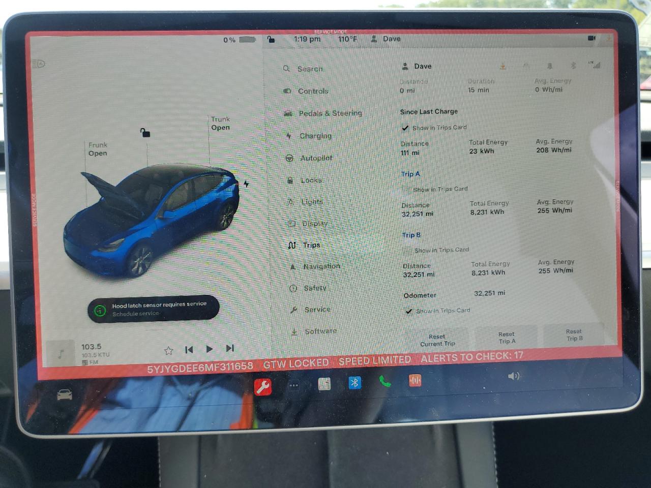 Photo 8 VIN: 5YJYGDEE6MF311658 - TESLA MODEL Y 