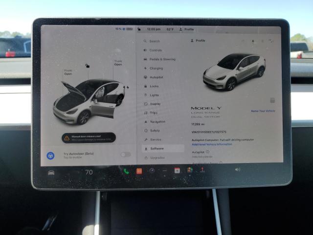 Photo 8 VIN: 5YJYGDEE7LF027373 - TESLA MODEL Y 