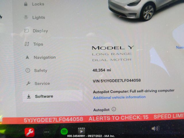 Photo 6 VIN: 5YJYGDEE7LF044058 - TESLA MODEL Y 