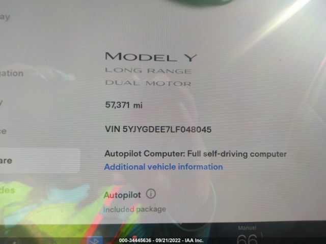 Photo 6 VIN: 5YJYGDEE7LF048045 - TESLA MODEL Y 