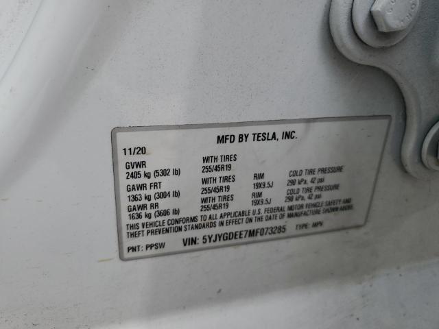 Photo 11 VIN: 5YJYGDEE7MF073285 - TESLA MODEL Y 