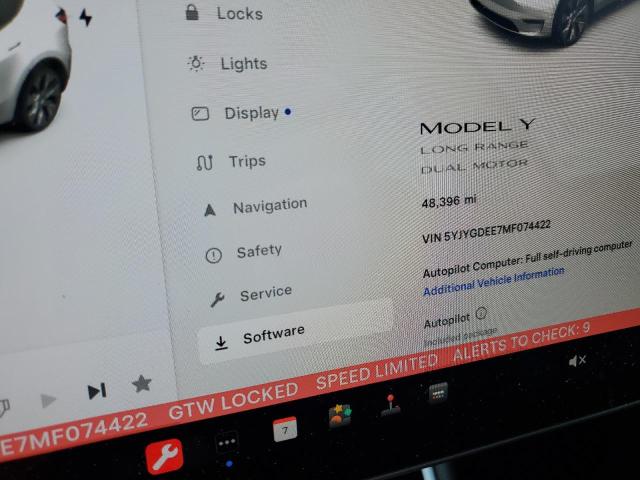 Photo 8 VIN: 5YJYGDEE7MF074422 - TESLA MODEL Y 