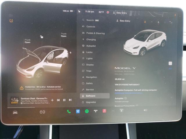 Photo 8 VIN: 5YJYGDEE7MF096047 - TESLA MODEL Y 