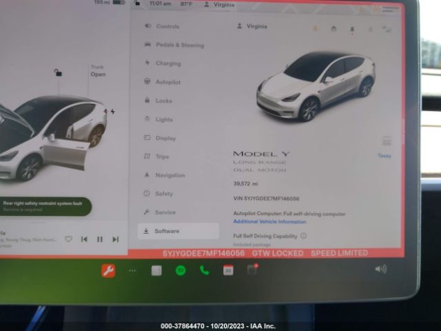 Photo 6 VIN: 5YJYGDEE7MF146056 - TESLA MODEL Y 