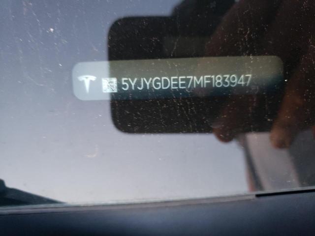 Photo 12 VIN: 5YJYGDEE7MF183947 - TESLA MODEL Y 