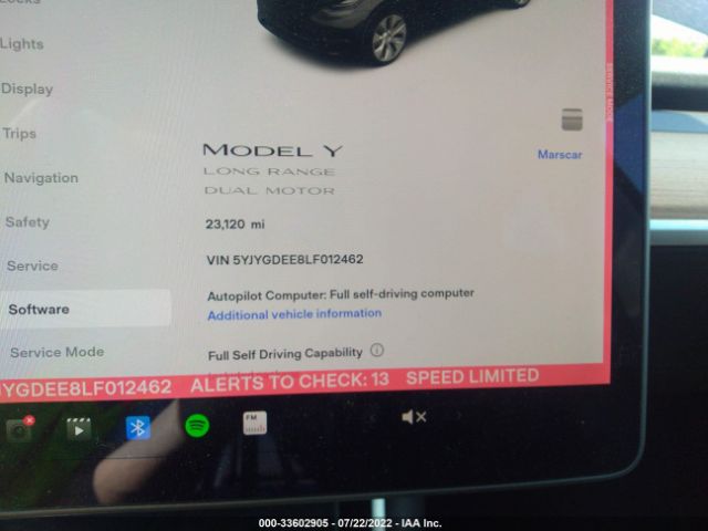 Photo 6 VIN: 5YJYGDEE8LF012462 - TESLA MODEL Y 