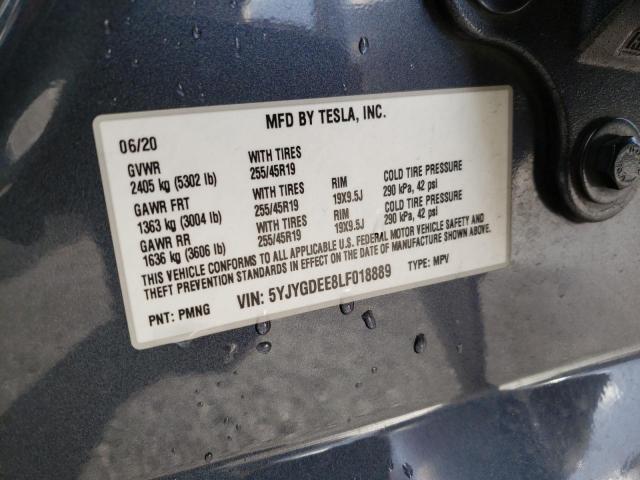 Photo 11 VIN: 5YJYGDEE8LF018889 - TESLA MODEL Y 