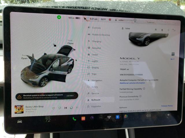 Photo 8 VIN: 5YJYGDEE8LF018889 - TESLA MODEL Y 