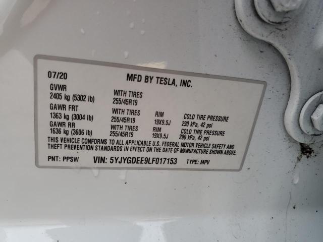 Photo 11 VIN: 5YJYGDEE9LF017153 - TESLA MODEL Y 