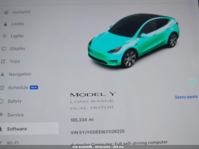 Photo 6 VIN: 5YJYGDEE9LF026225 - TESLA MODEL Y 