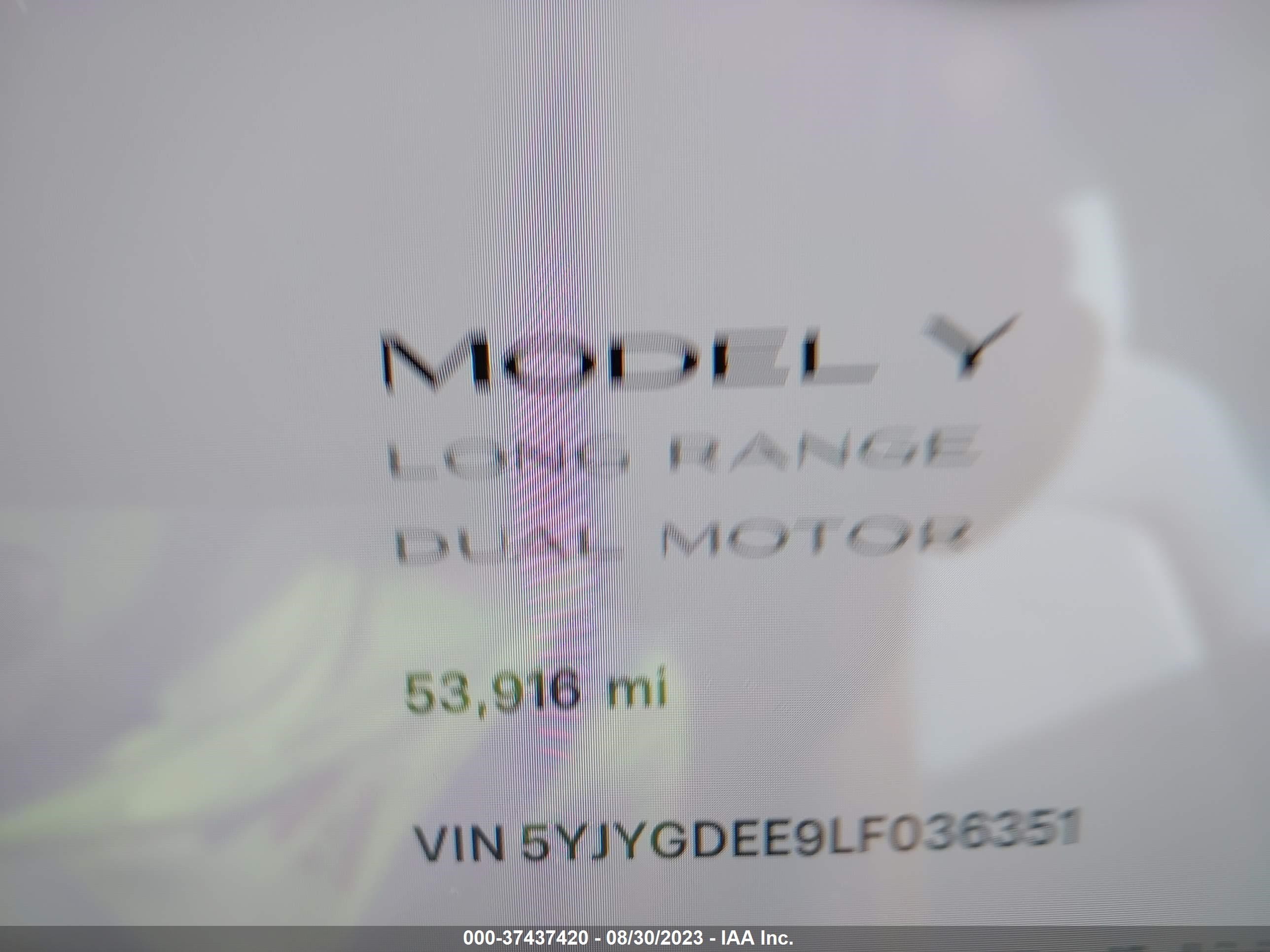 Photo 13 VIN: 5YJYGDEE9LF036351 - TESLA MODEL Y 