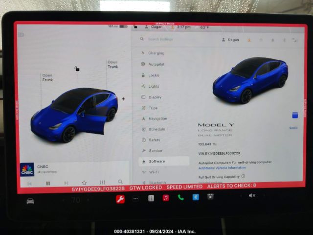 Photo 6 VIN: 5YJYGDEE9LF038228 - TESLA MODEL Y 