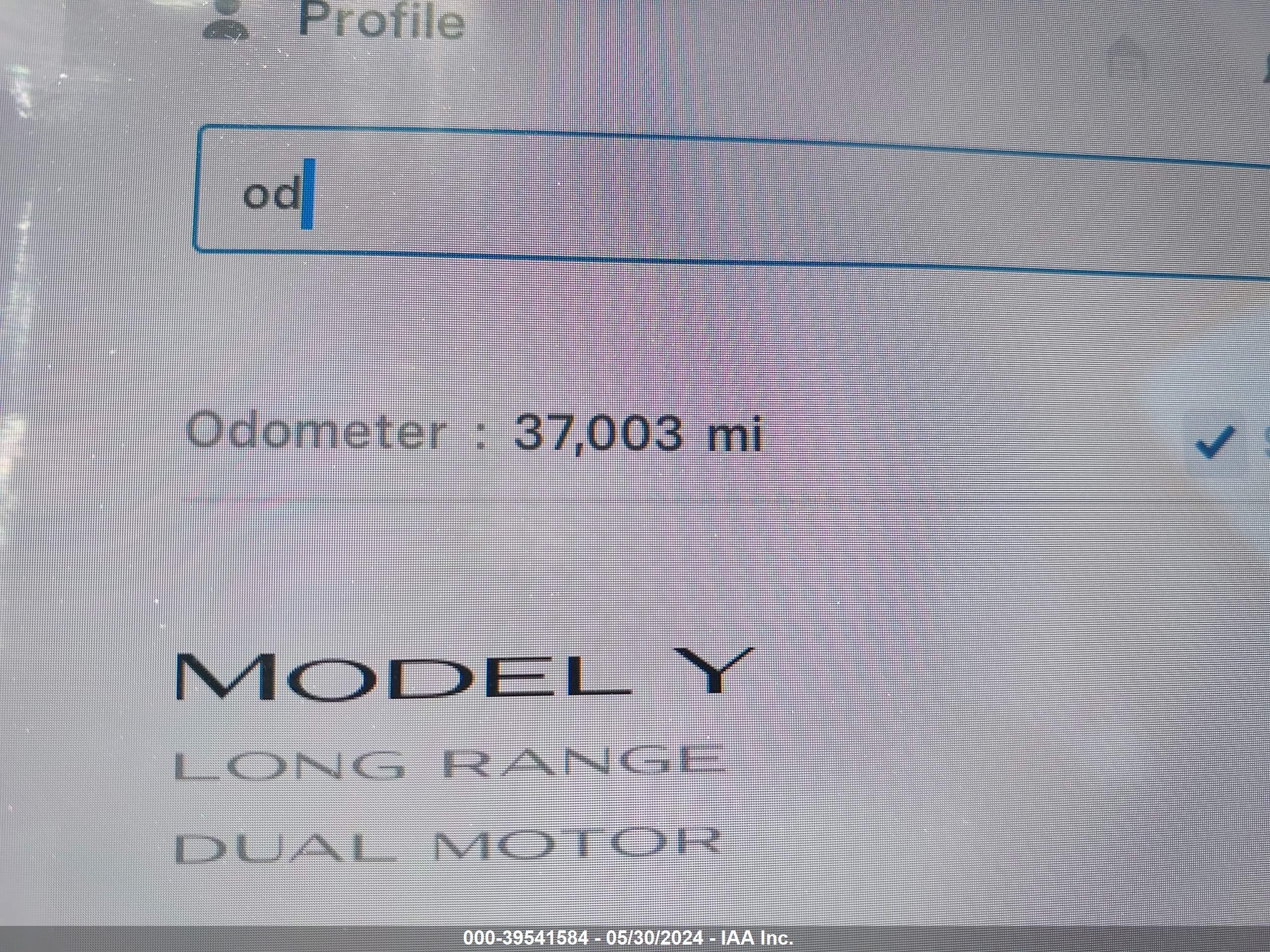 Photo 15 VIN: 5YJYGDEE9MF117013 - TESLA MODEL Y 