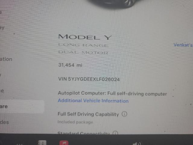 Photo 8 VIN: 5YJYGDEEXLF026024 - TESLA MODEL Y 