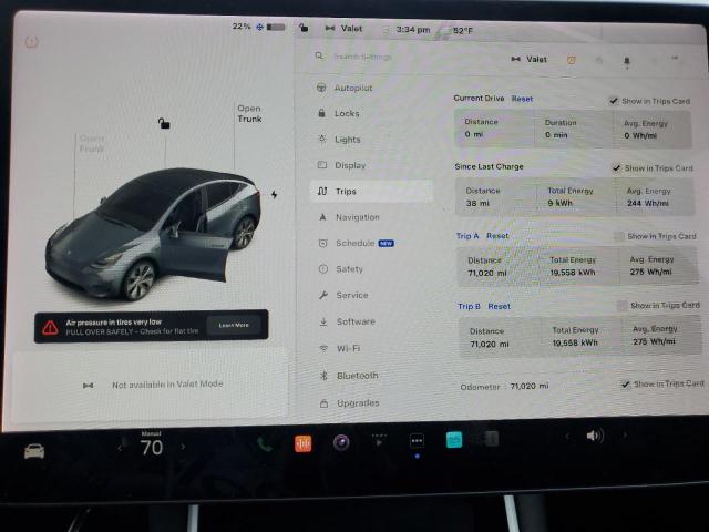 Photo 8 VIN: 5YJYGDEEXMF086032 - TESLA MODEL Y 