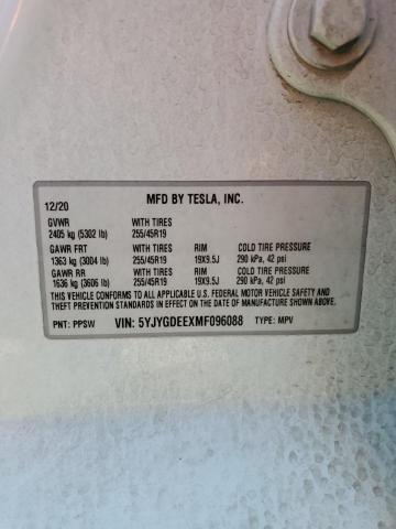 Photo 13 VIN: 5YJYGDEEXMF096088 - TESLA MODEL Y 