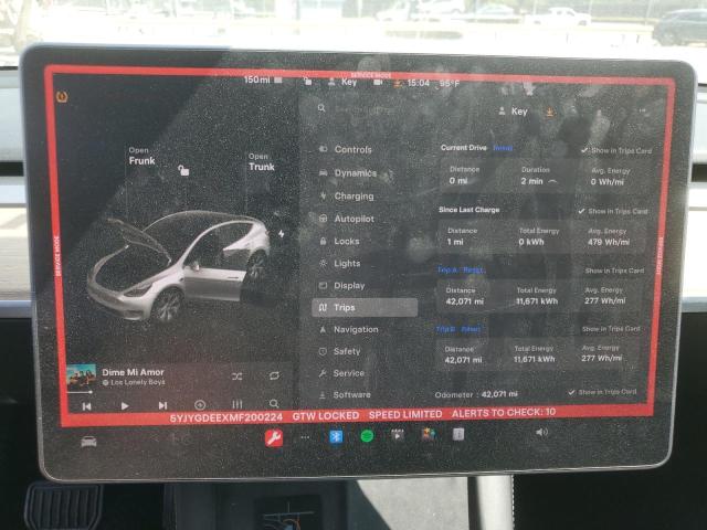 Photo 8 VIN: 5YJYGDEEXMF200224 - TESLA MODEL Y 