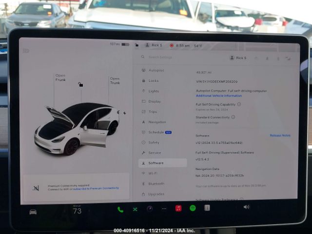 Photo 6 VIN: 5YJYGDEEXMF208209 - TESLA MODEL Y 