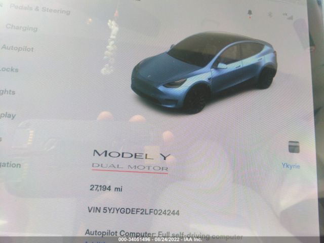 Photo 6 VIN: 5YJYGDEF2LF024244 - TESLA MODEL Y 