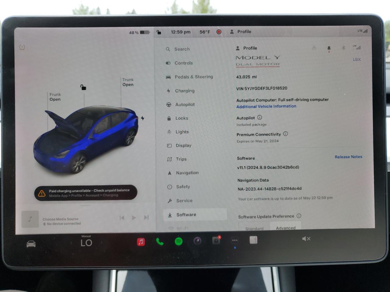 Photo 8 VIN: 5YJYGDEF3LF018520 - TESLA MODEL Y 