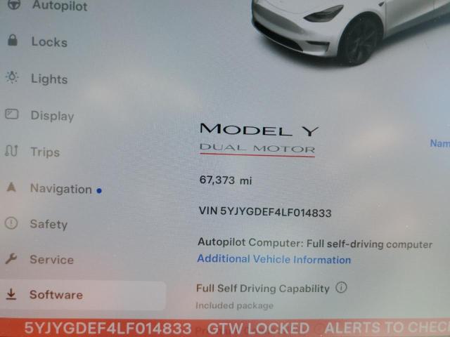 Photo 8 VIN: 5YJYGDEF4LF014833 - TESLA MODEL Y 