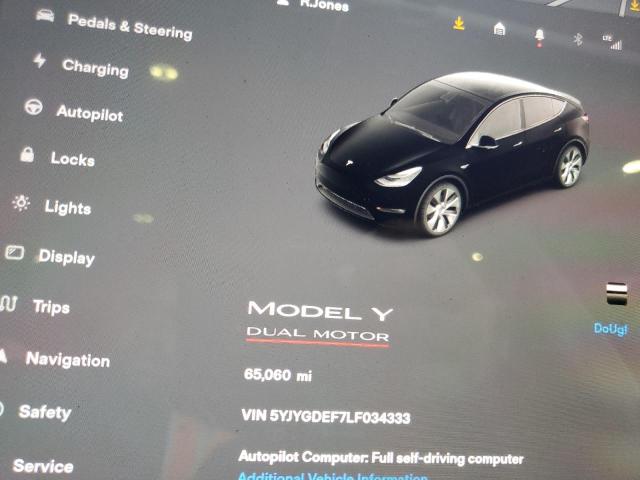 Photo 8 VIN: 5YJYGDEF7LF034333 - TESLA MODEL Y 