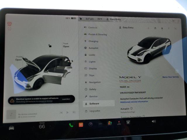 Photo 8 VIN: 5YJYGDEF7MF306087 - TESLA MODEL Y 