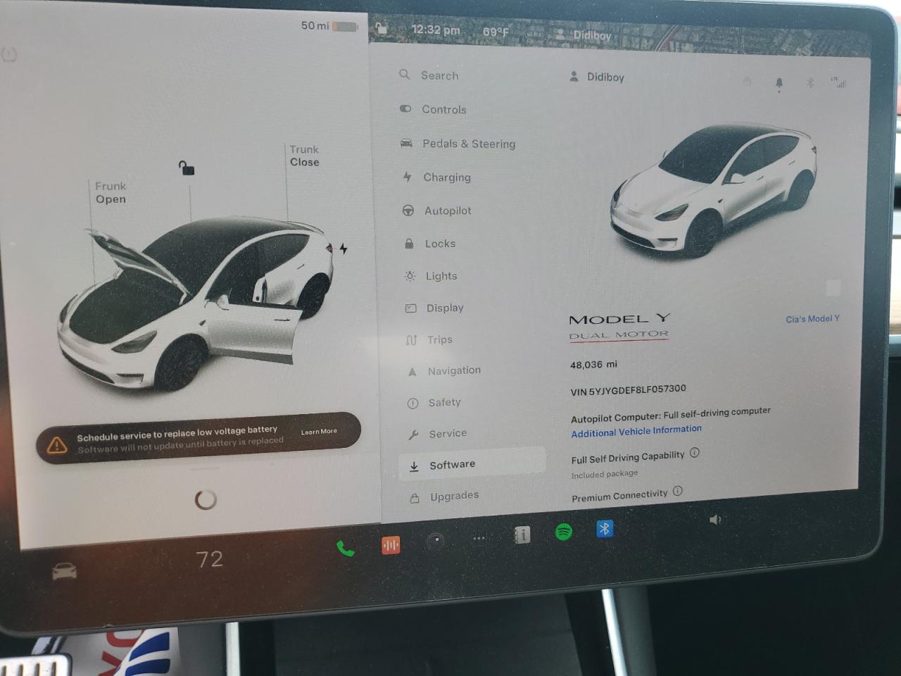 Photo 8 VIN: 5YJYGDEF8LF057300 - TESLA MODEL Y 