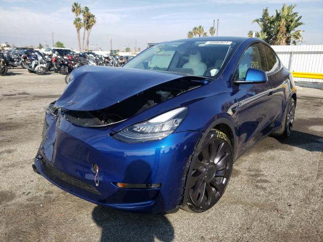 Photo 1 VIN: 5YJYGDEF8MF093179 - TESLA MODEL Y 