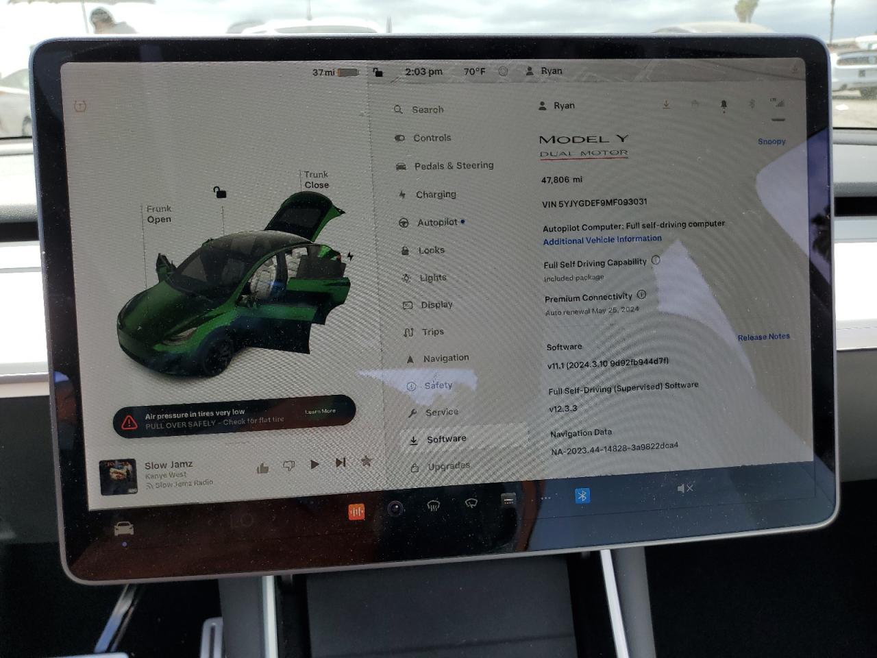 Photo 8 VIN: 5YJYGDEF9MF093031 - TESLA MODEL Y 