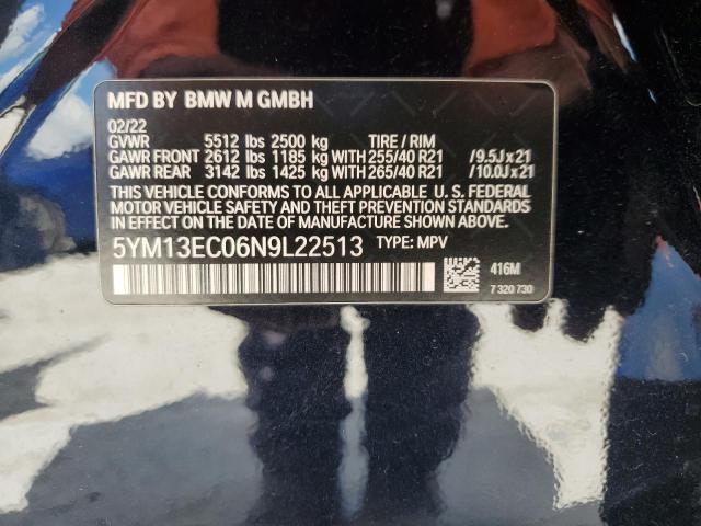 Photo 12 VIN: 5YM13EC06N9L22513 - BMW X3 M 