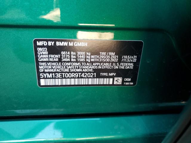 Photo 11 VIN: 5YM13ET00R9T42021 - BMW X5 M COMPE 