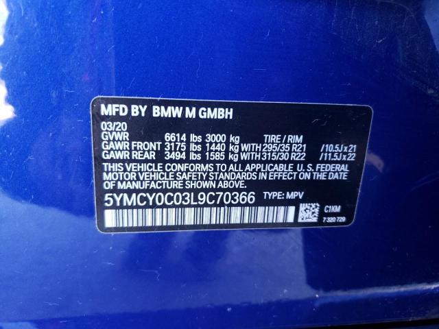 Photo 12 VIN: 5YMCY0C03L9C70366 - BMW X6 