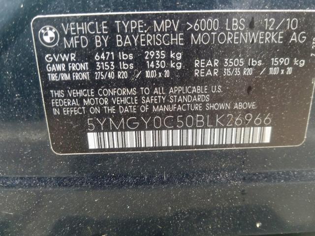 Photo 9 VIN: 5YMGY0C50BLK26966 - BMW X5 M 