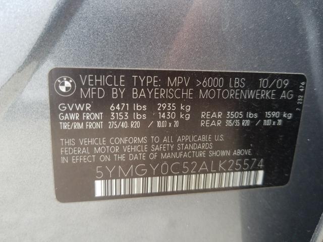 Photo 9 VIN: 5YMGY0C52ALK25574 - BMW X5 M 