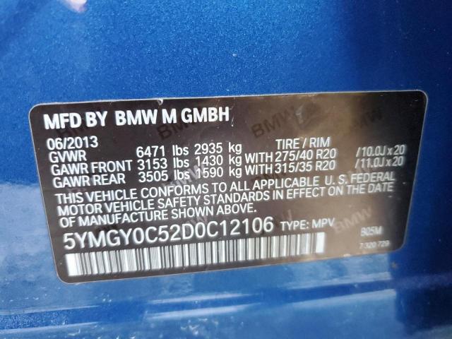 Photo 13 VIN: 5YMGY0C52D0C12106 - BMW X5 M 