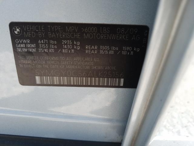 Photo 9 VIN: 5YMGY0C56ALK25156 - BMW X5 M 