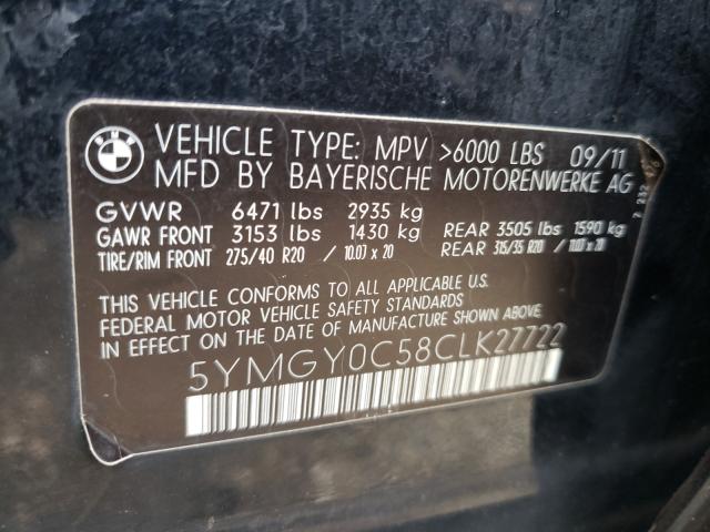 Photo 9 VIN: 5YMGY0C58CLK27722 - BMW X5 M 