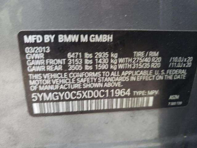 Photo 12 VIN: 5YMGY0C5XD0C11964 - BMW X5 