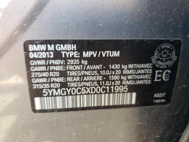 Photo 12 VIN: 5YMGY0C5XD0C11995 - BMW X5 M 