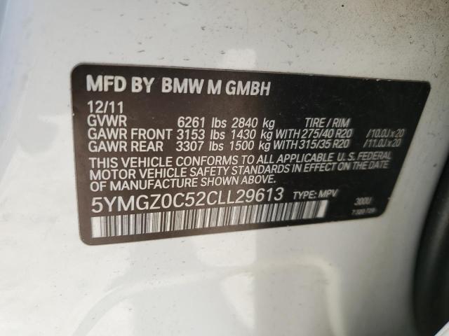 Photo 12 VIN: 5YMGZ0C52CLL29613 - BMW X6 