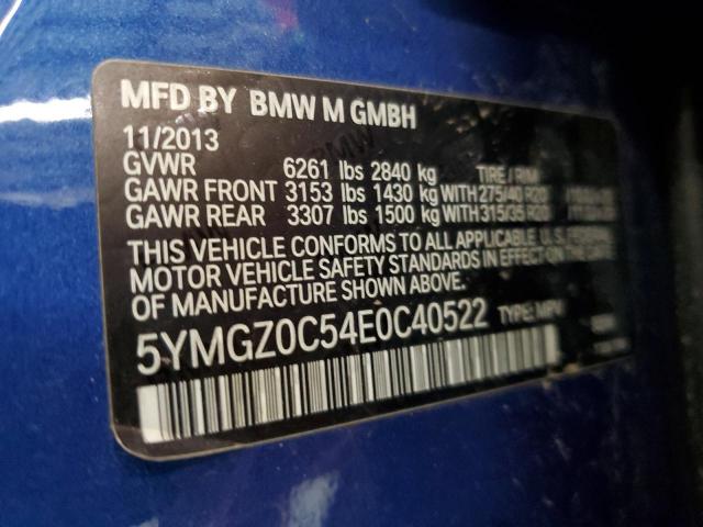 Photo 11 VIN: 5YMGZ0C54E0C40522 - BMW X6 M 