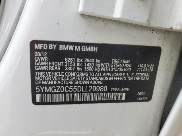 Photo 11 VIN: 5YMGZ0C55DLL29980 - BMW X6 M 