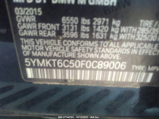 Photo 8 VIN: 5YMKT6C50F0C89006 - BMW X5 M 