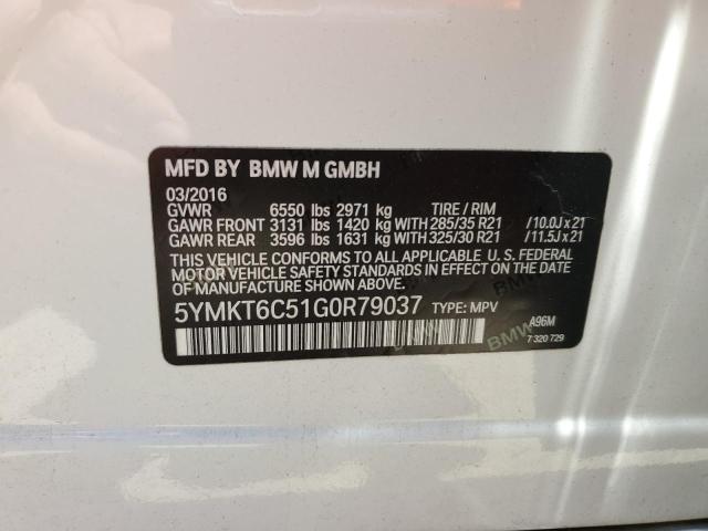 Photo 12 VIN: 5YMKT6C51G0R79037 - BMW X5 M 